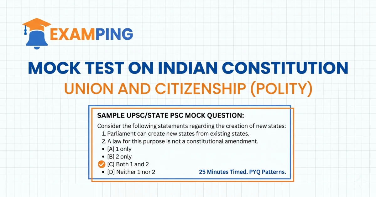 polity-mock-test-on-union-citizenship-for-upsc-state-psc-ssc-and-other